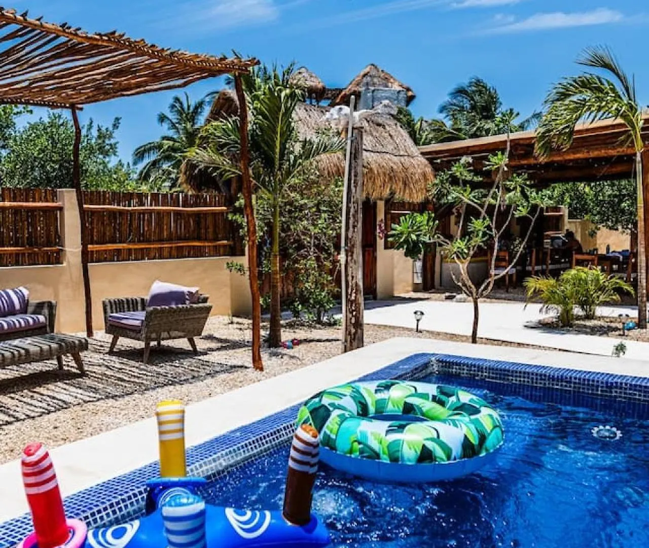 Holiday home 3 Bedrooms House Shared Pool Isla Holbox