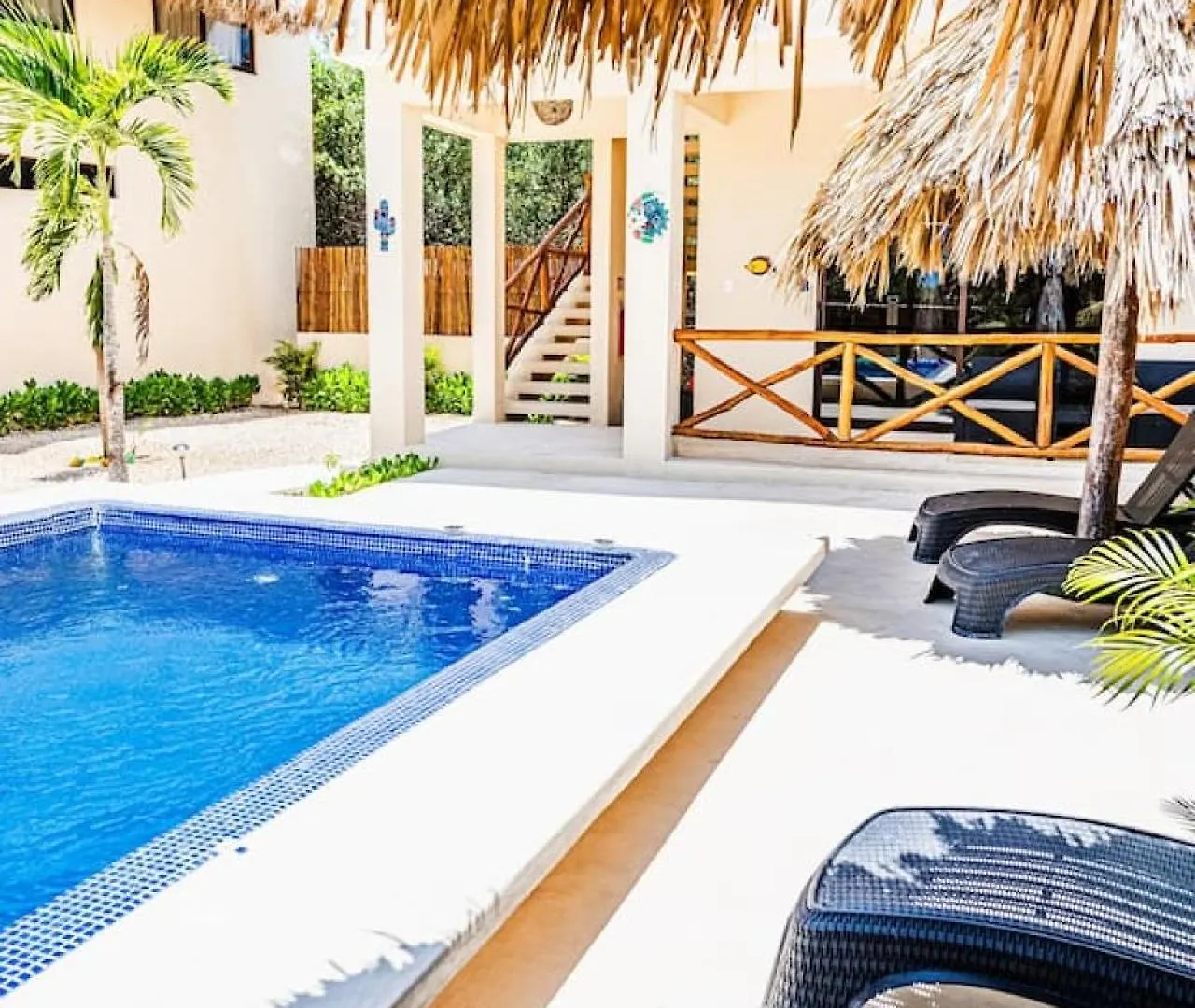 3 Bedrooms House Shared Pool Isla Holbox 0*,